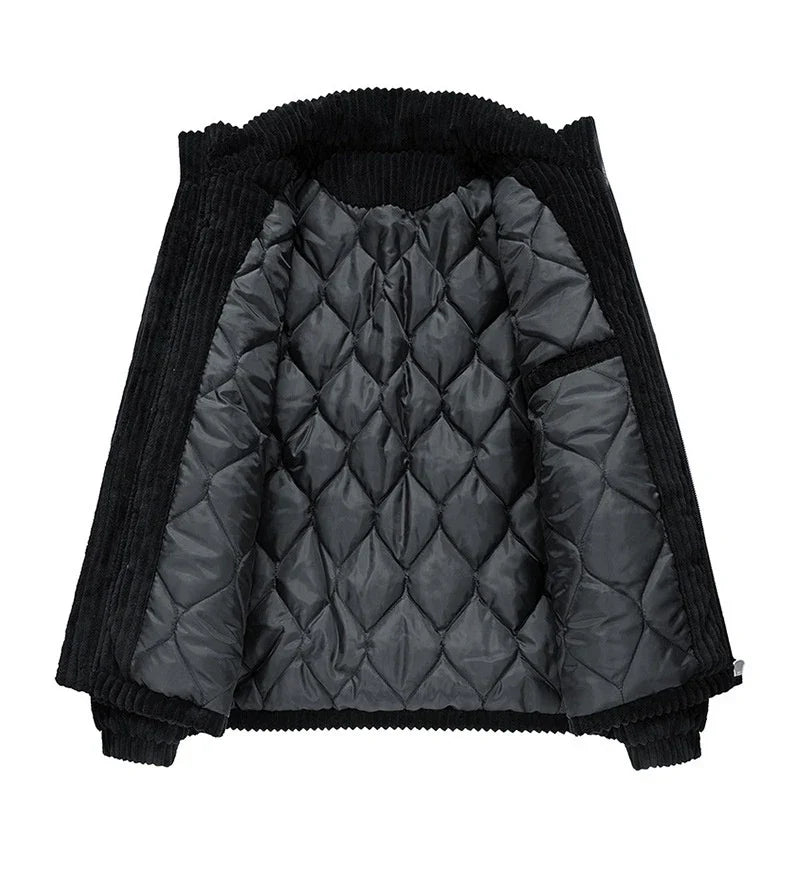 Unisex Thick Warm Winter Jacket – Trendy Collar Workwear Coat