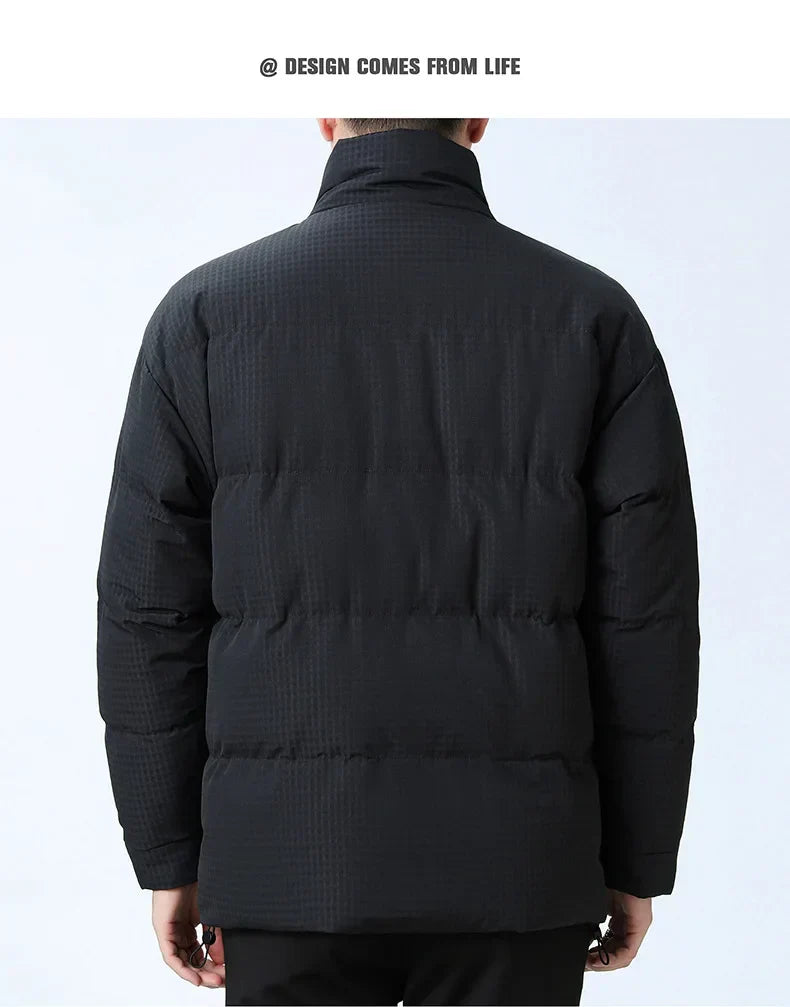 Men’s Large Size Winter Jacket – Warm & Classic