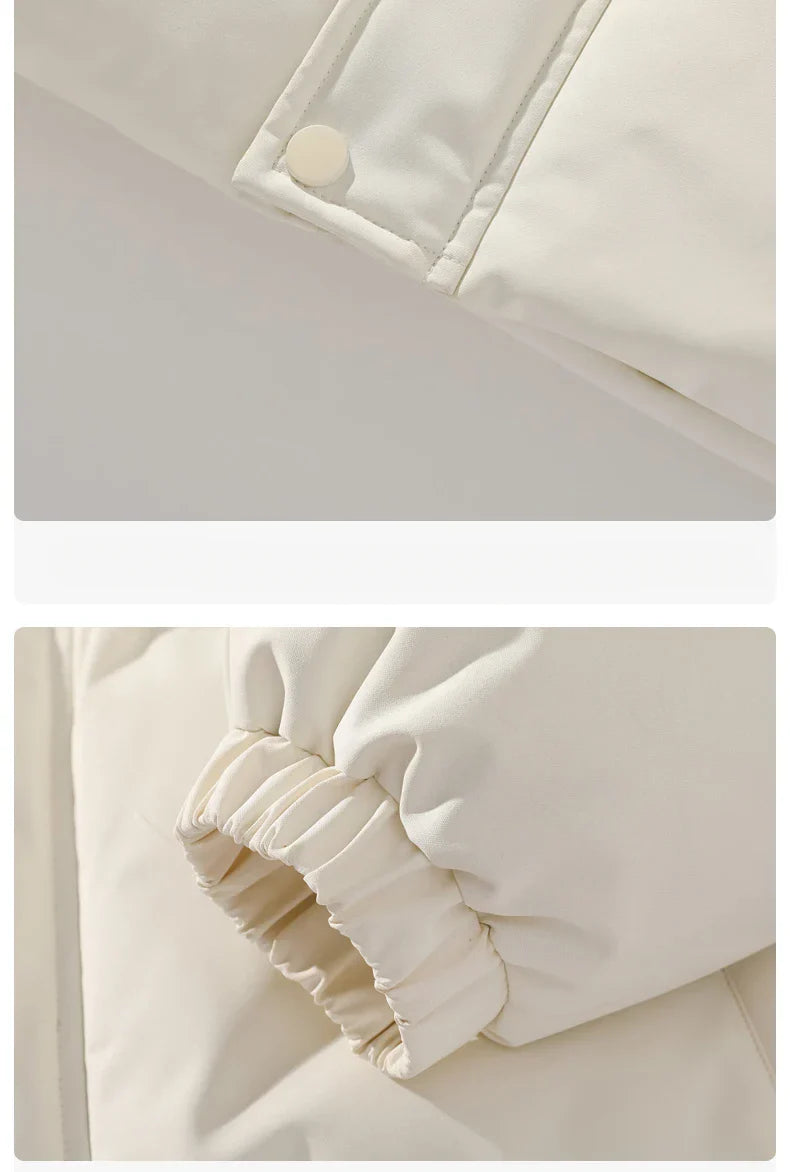 Men’s Thermal Waterproof Jacket – Detachable Hood Outdoor Coat