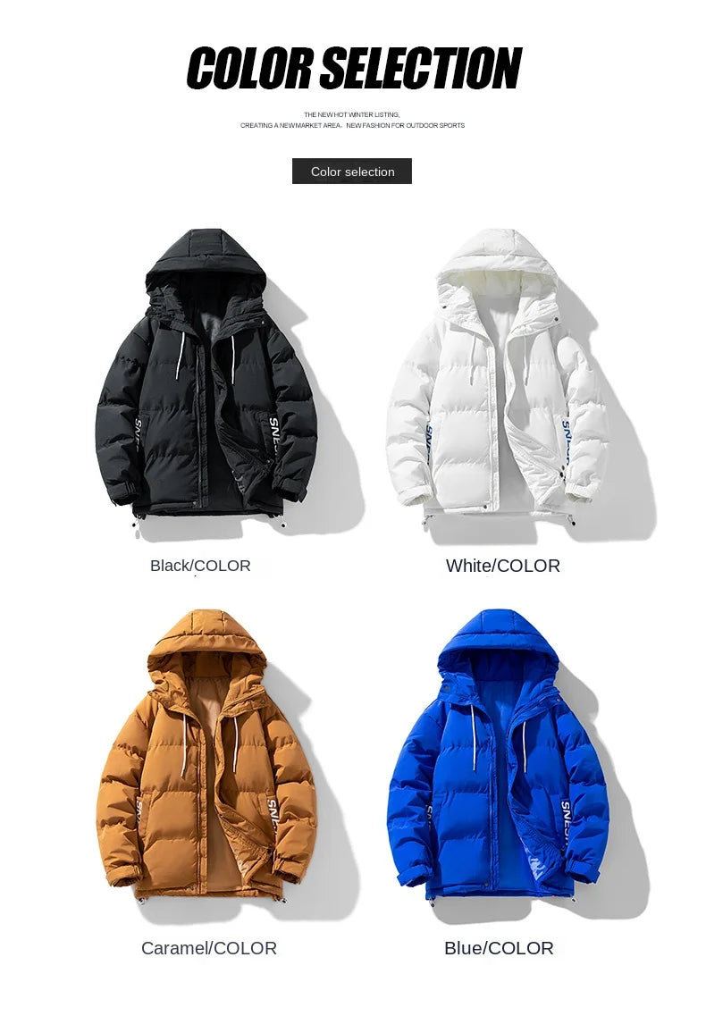 New Casual Hooded Cotton-Padded Coat – Durable & Breathable Jacket